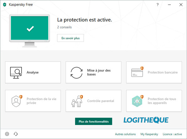 Test antivirus gratuit  Kaspersky Free 2019